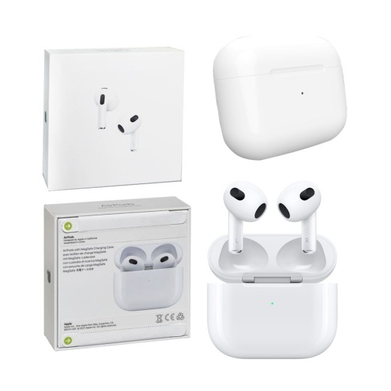 APPLE AIRPODS (3RA GENERACIÓN) CON ESTUCHE DE CARGA BLANCO